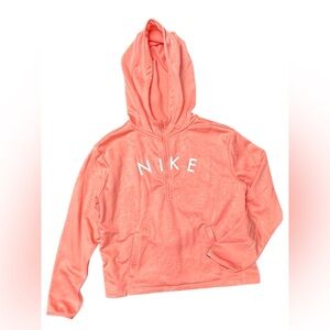 XL Girls Thermal Nike Pink Patterned Hoodie
